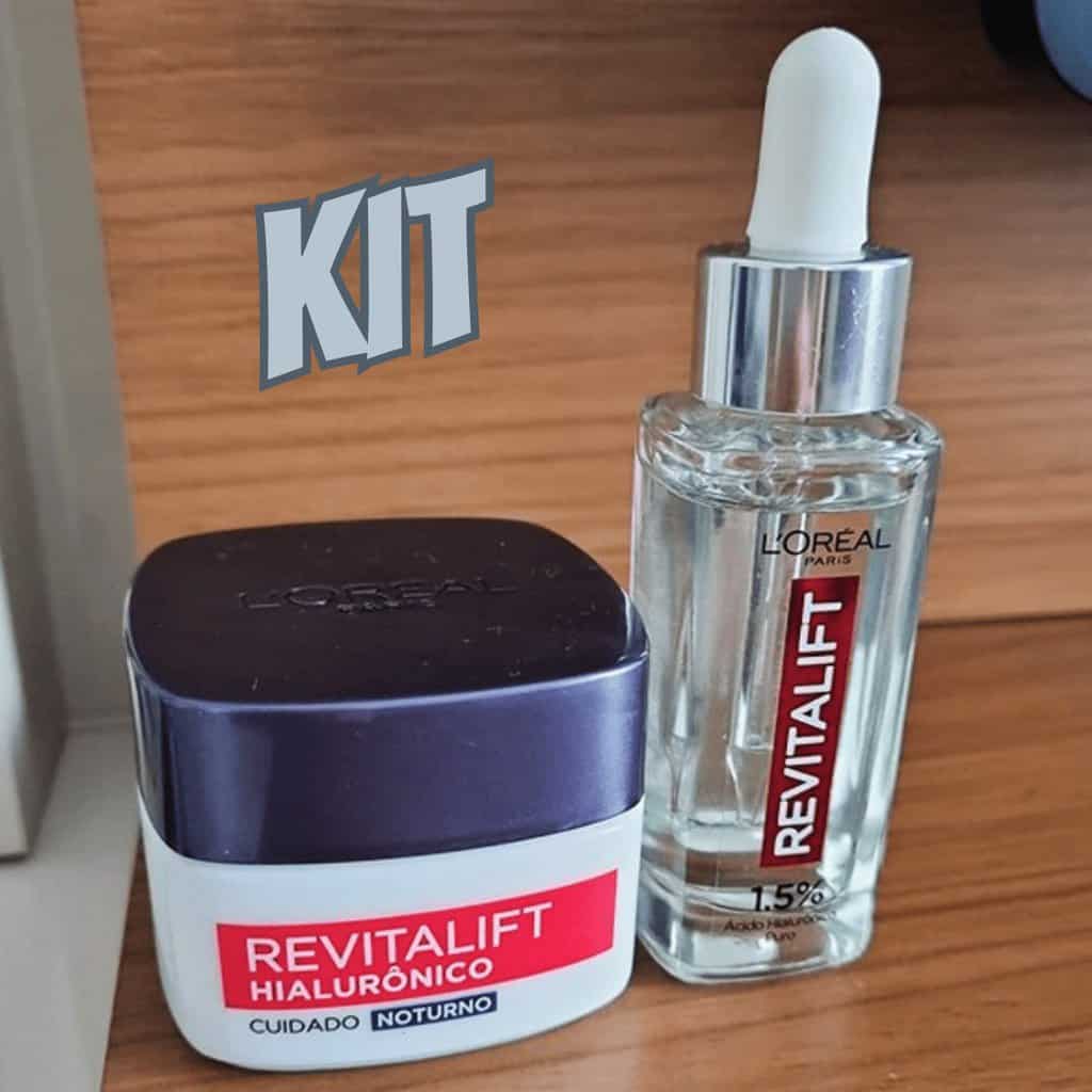 Kit Sérum Preenchedor Facial Anti-idade 30ml + Creme Facial 49g