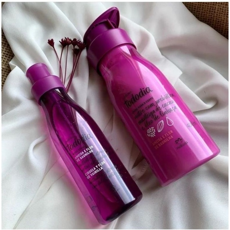 Kit Creme Nutritivo e Body Splash Tododia Ameixa e Flor de Baunilha (2 produtos)