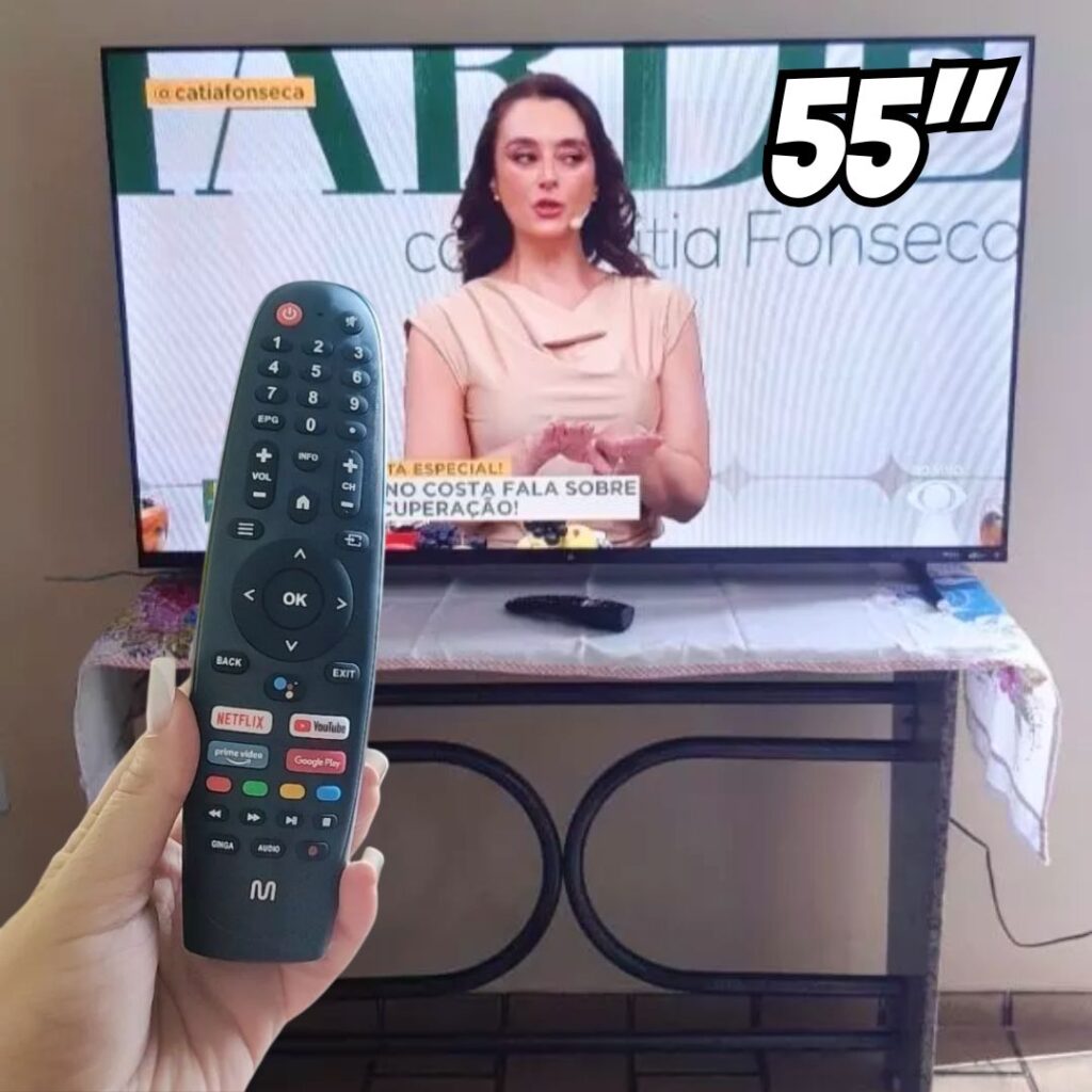 Smart TV Qled 55″ 4K Multi Android 3HDMI 2USB – TL073M